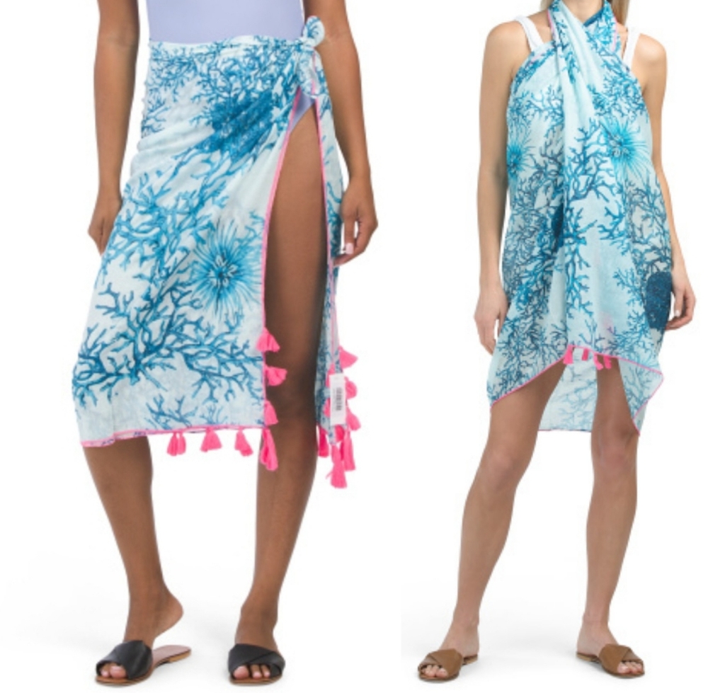 DEBBIE KETZ 100% Cotton Pareo Multi way Co… - Picture 4 of 6